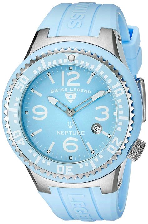 light blue watch dial.